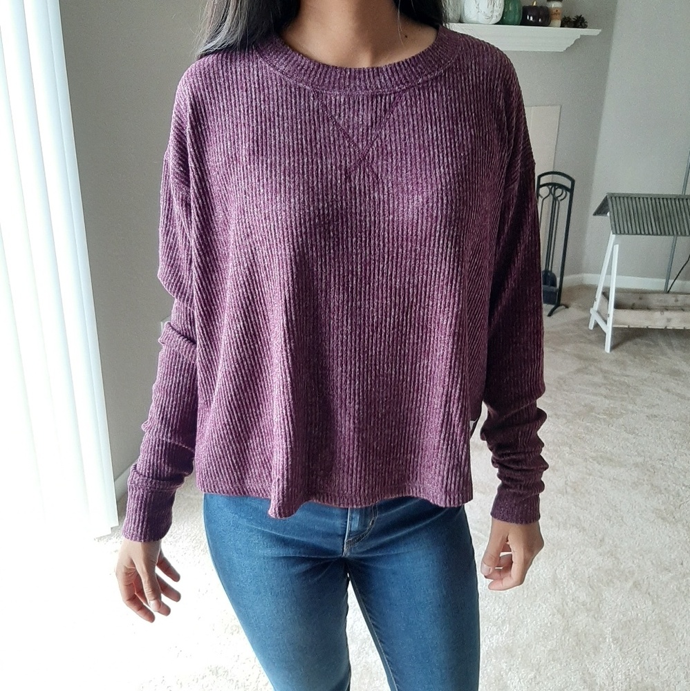 NWT VS Pink Long Sleeve Cozy Crew - Picture 7 of 8